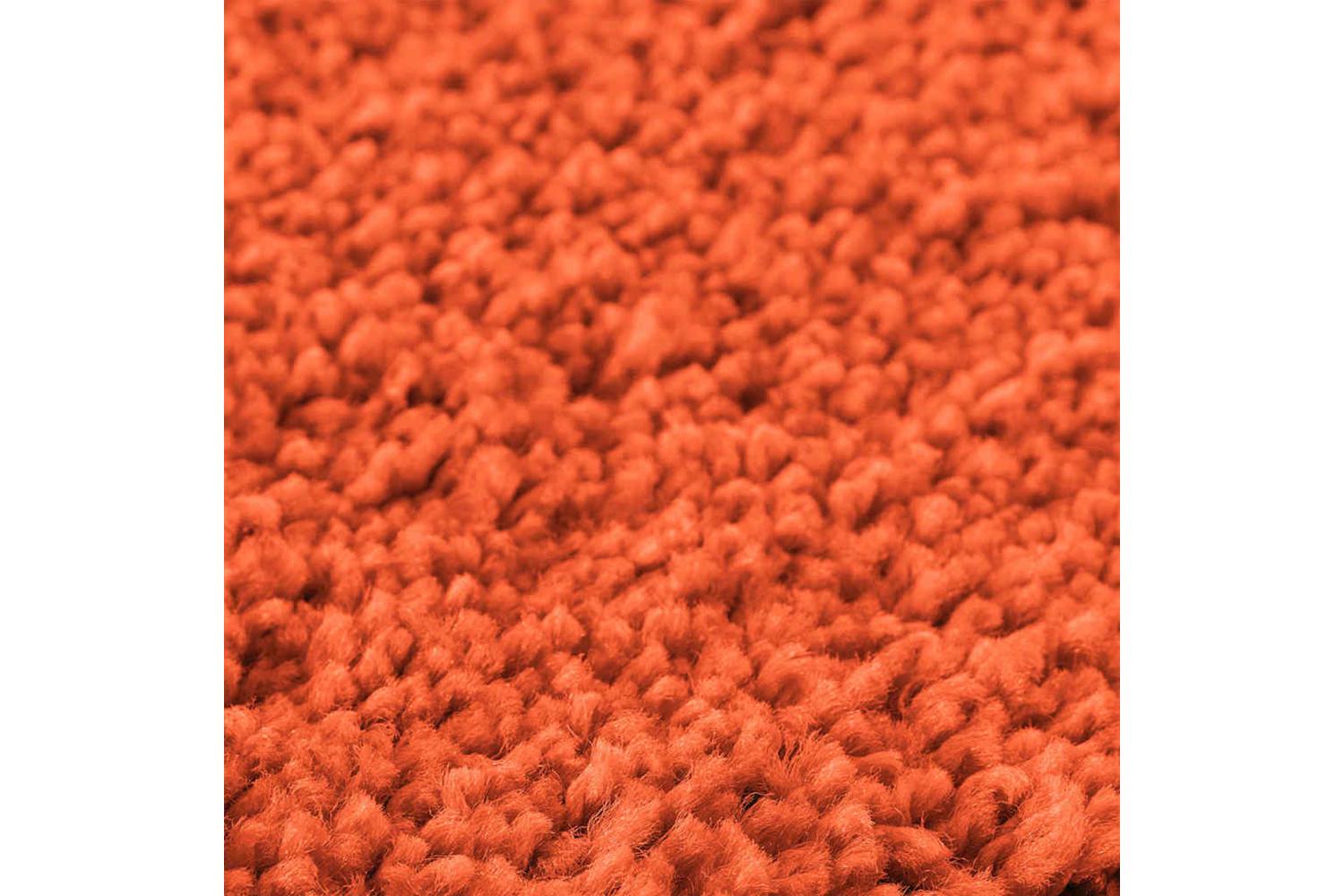Anti-slip Bath Mat With Toilet Cut Orange 50 X 50 Cm Pp-6