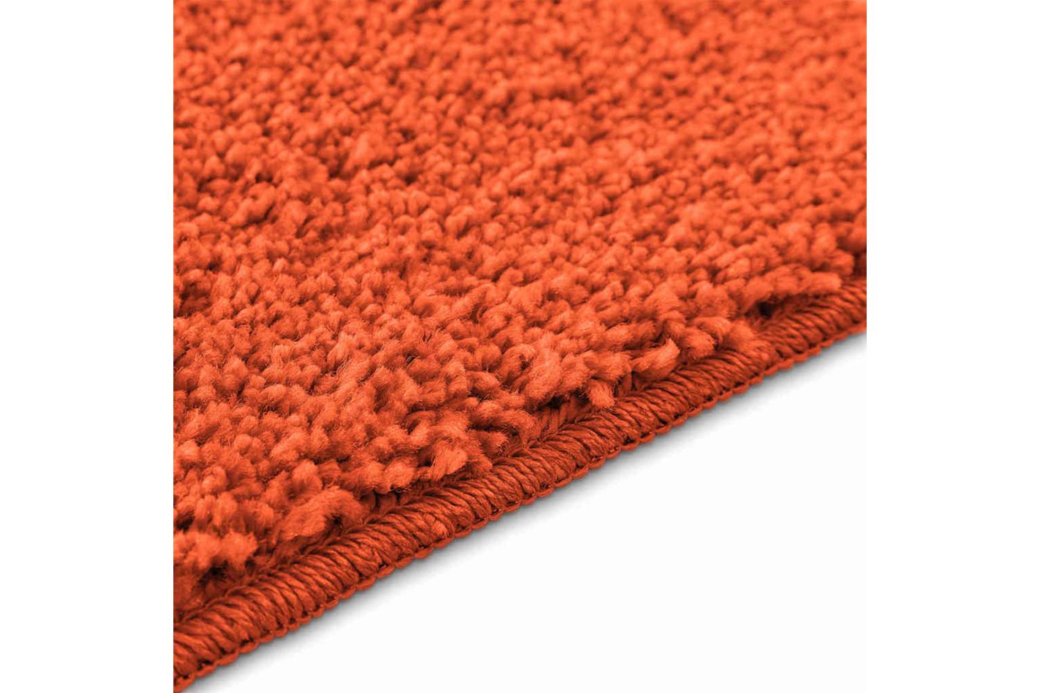 Anti-slip Bath Mat With Toilet Cut Orange 50 X 50 Cm Pp-7