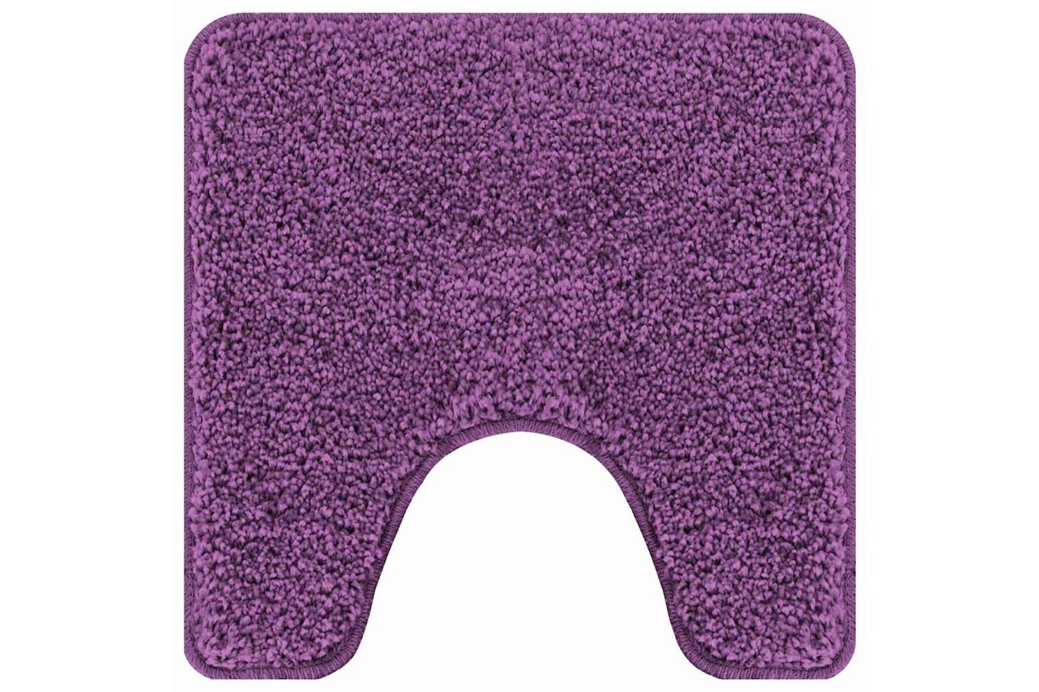 Anti-slip Bath Mat With Toilet Cut Purple 50 X 50 Cm Pp-2