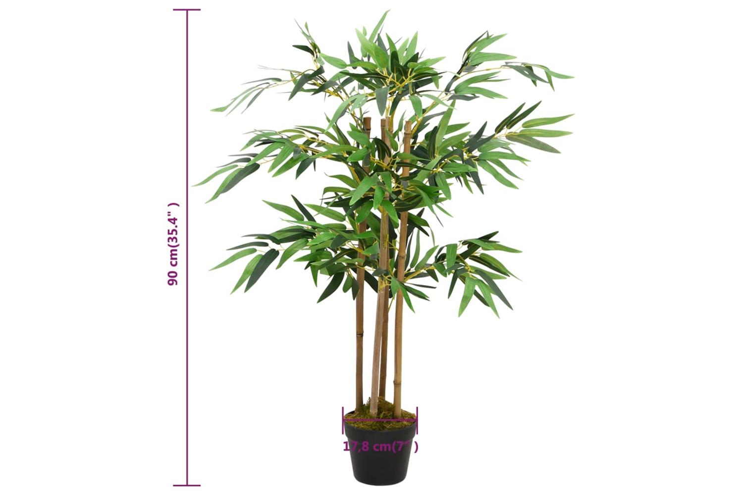 Artificial Bamboo Plant Twiggy With Pot 90 Cm-5