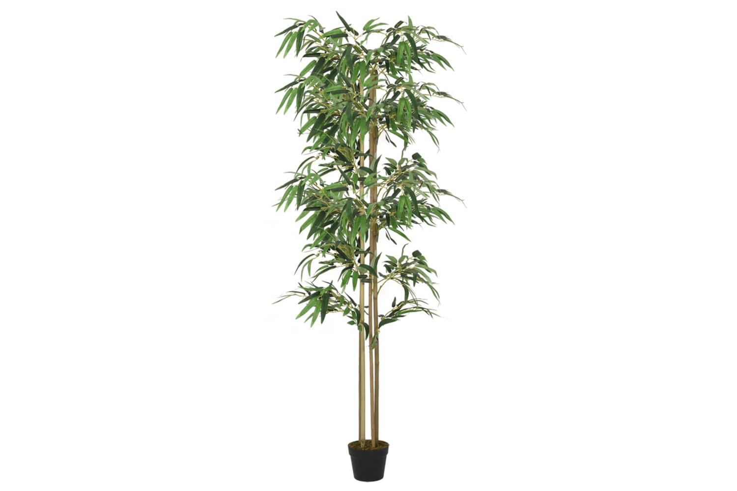 Artificial Bamboo Tree 1216 Leaves 180 Cm Green