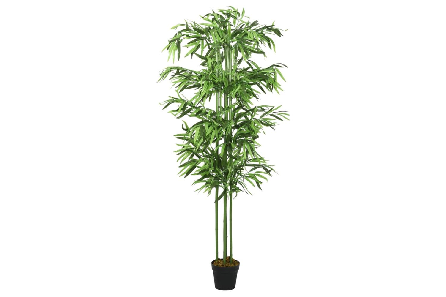 Artificial Bamboo Tree 240 Leaves 80 Cm Green