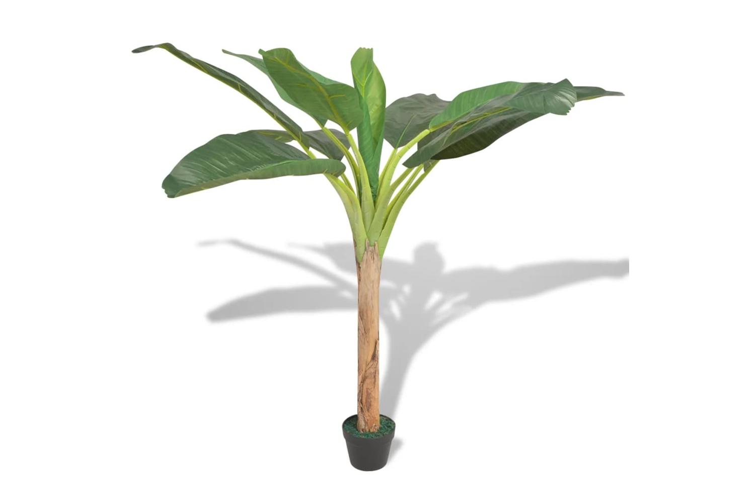 Artificial Banana Tree Plant With Pot 150 Cm Green