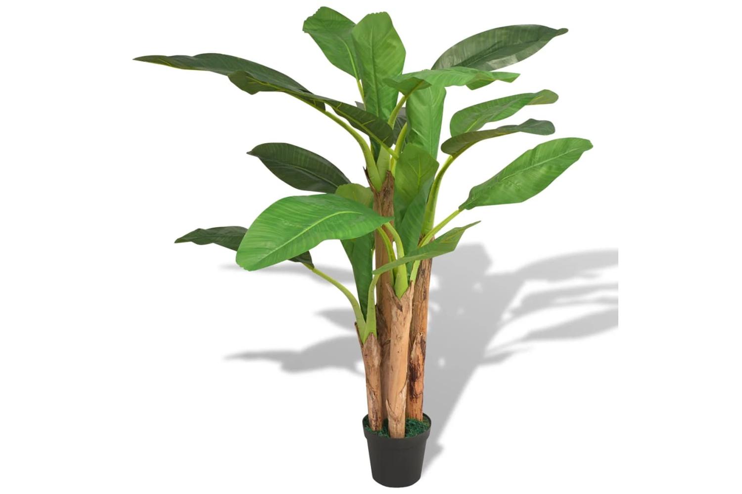Artificial Banana Tree Plant With Pot 175 Cm Green