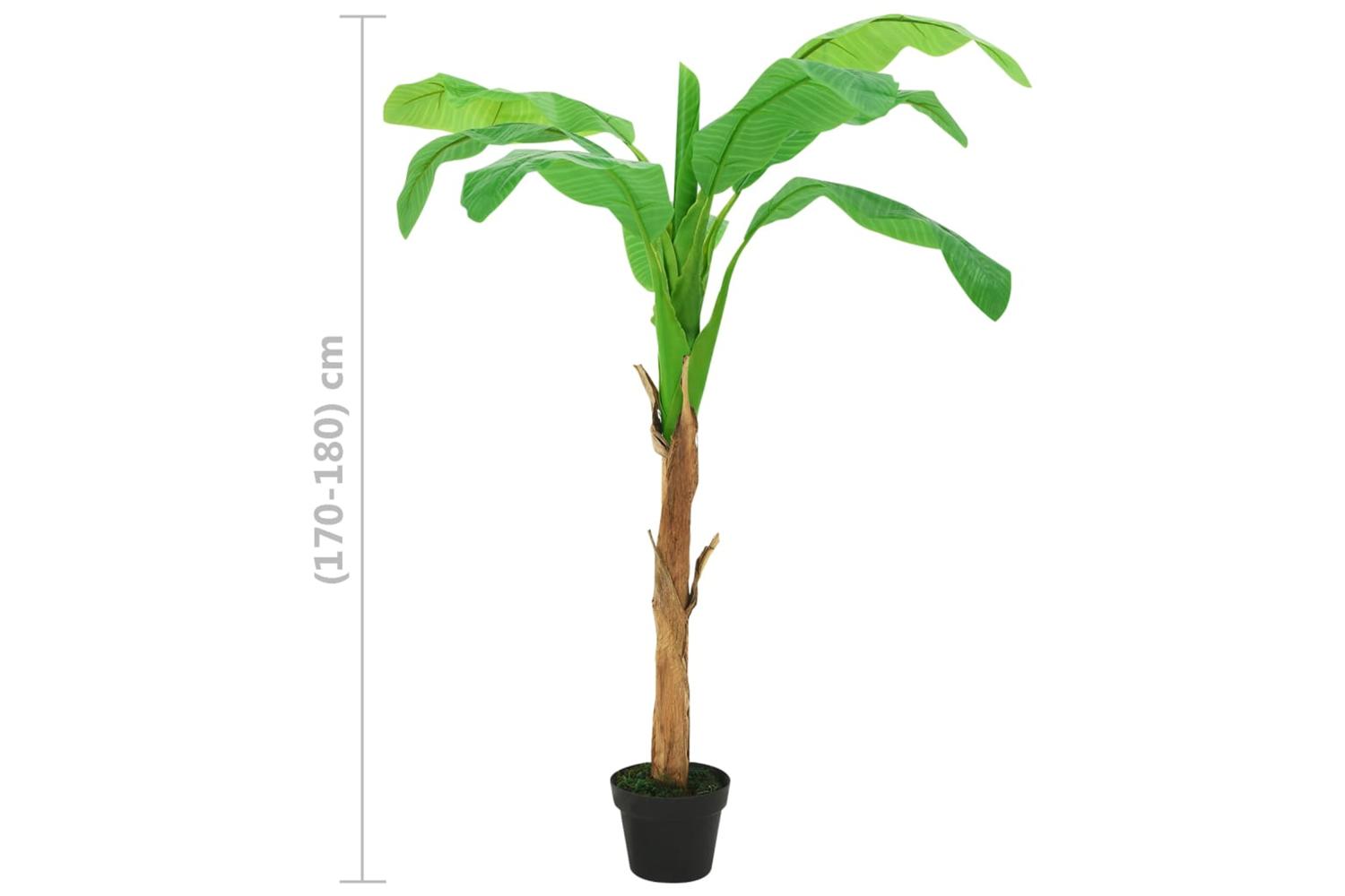 Artificial Banana Tree With Pot 180 Cm Green-7