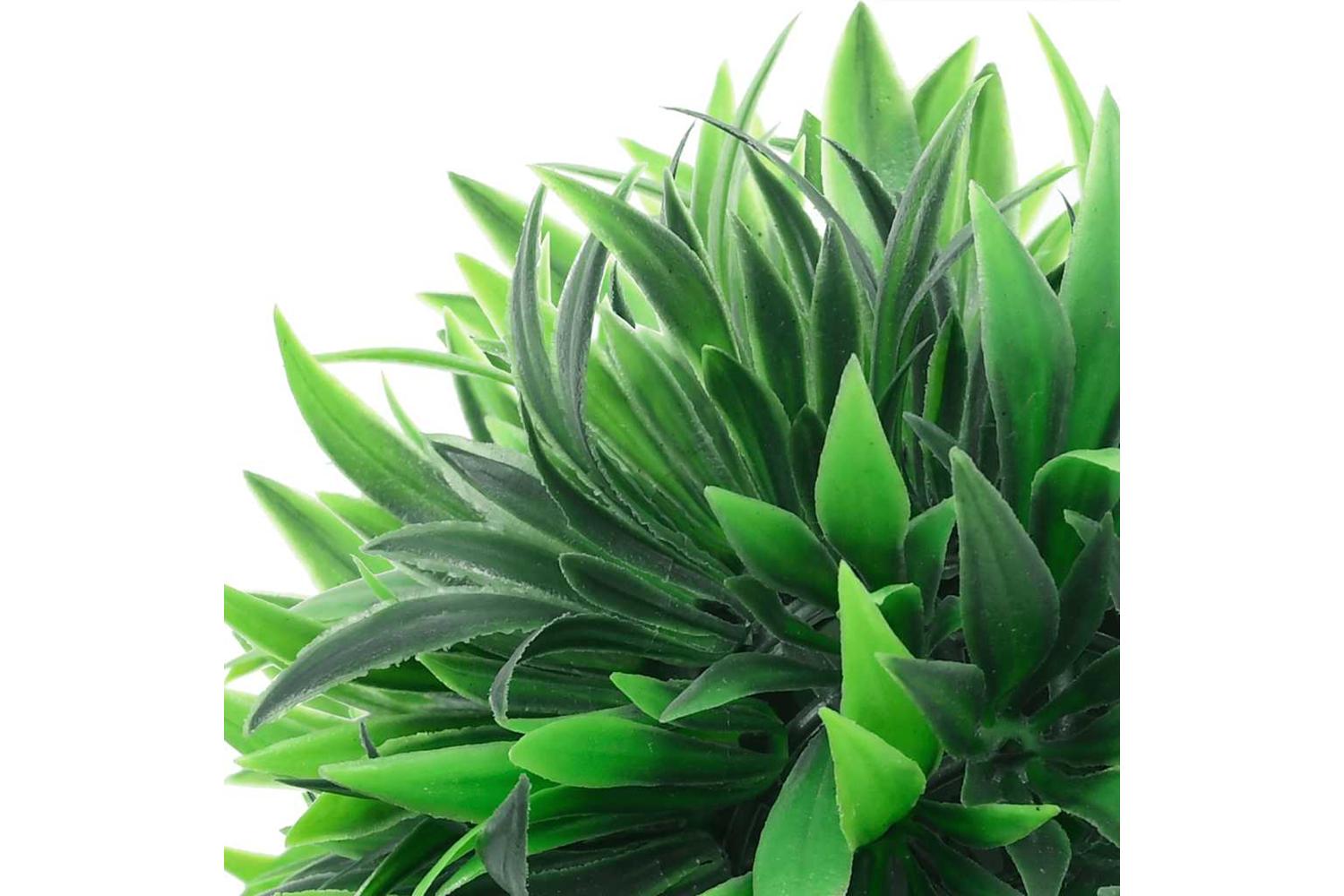 Artificial Boxwood Balls With Led Lights 2 Pcs Green 20 Cm-3