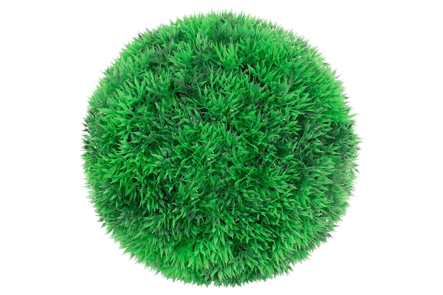 Artificial Boxwood Balls With Led Lights 2 Pcs Green 22 Cm-2