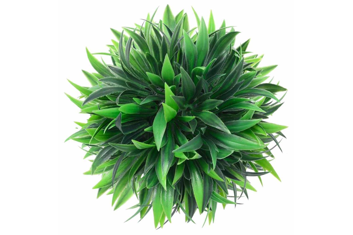 Artificial Boxwood Balls With Led Lights 2 Pcs Green 30 Cm-2