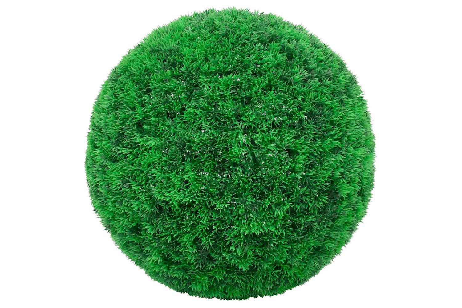 Artificial Boxwood Balls With Led Lights 2 Pcs Green 35 Cm-2