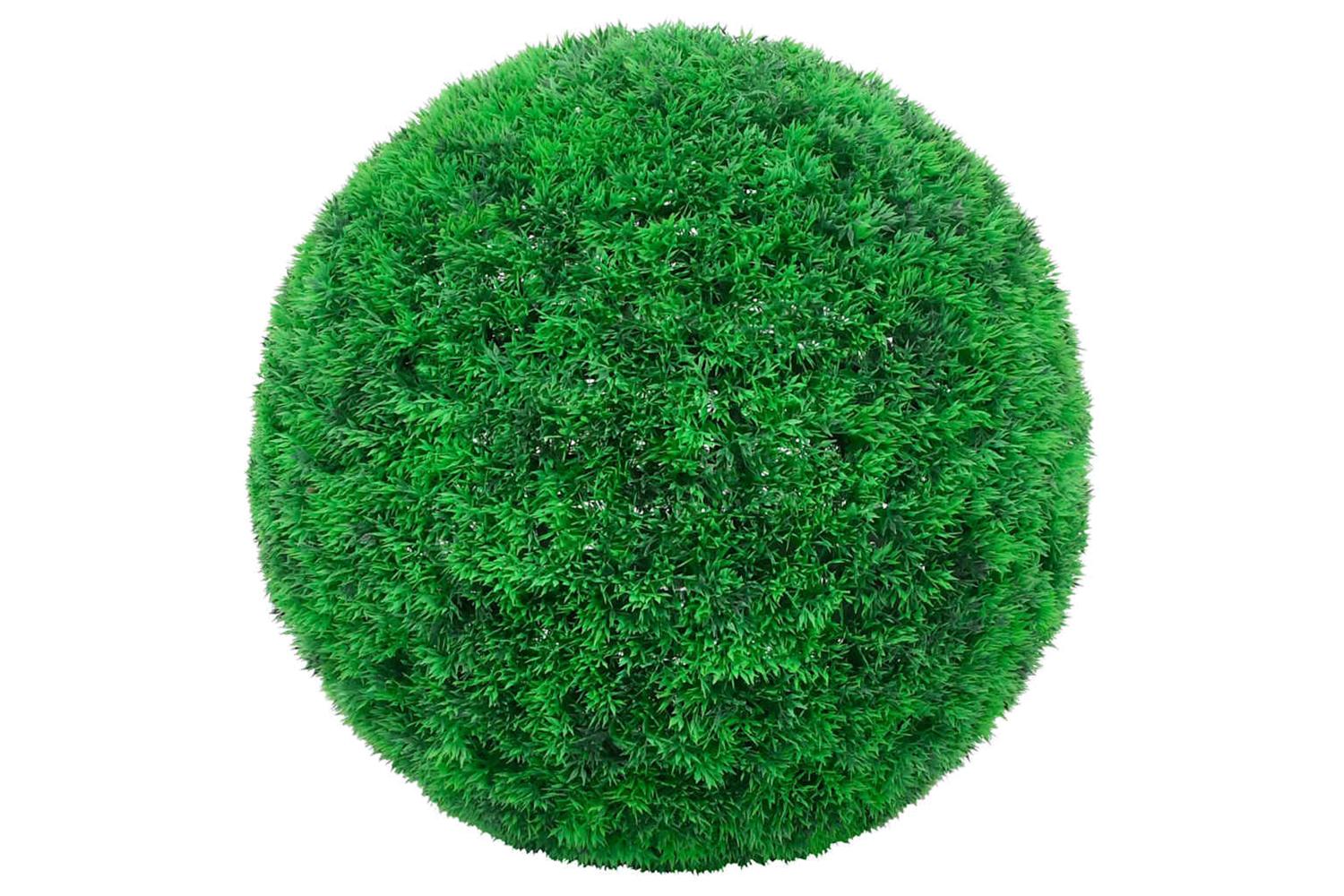 Artificial Boxwood Balls With Led Lights 2 Pcs Green 52 Cm-2