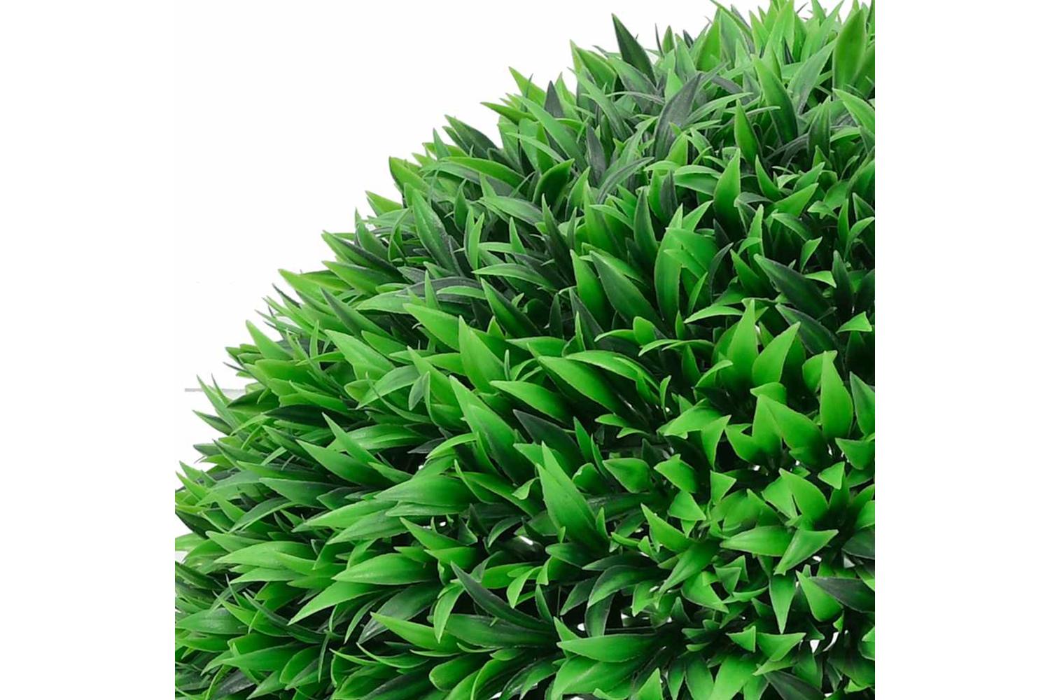 Artificial Boxwood Balls With Led Lights 2 Pcs Green 55 Cm-3