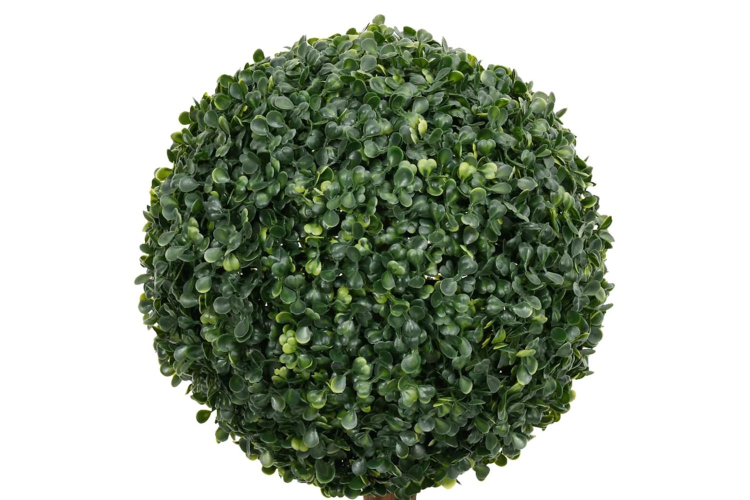 Artificial Boxwood Plant With Pot Ball Shaped Green 119 Cm-3