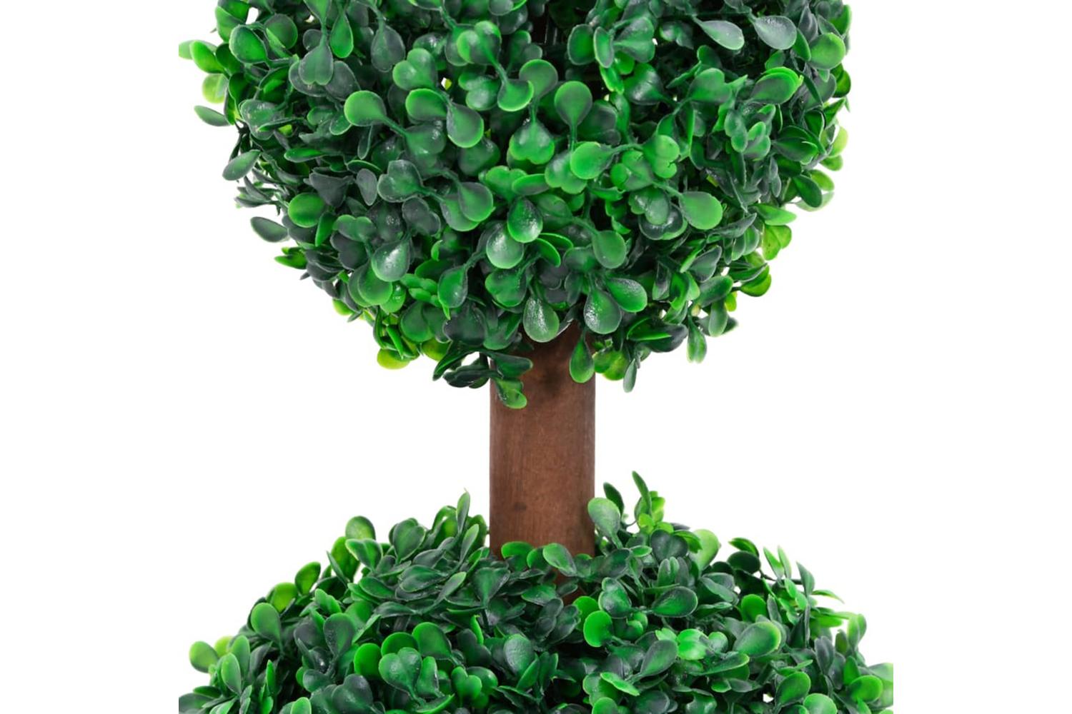 Artificial Boxwood Plant With Pot Ball Shaped Green 60 Cm-3
