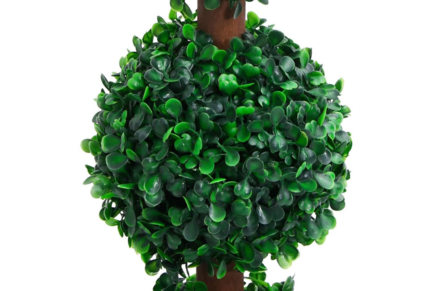 Artificial Boxwood Plant With Pot Ball Shaped Green 90 Cm-2