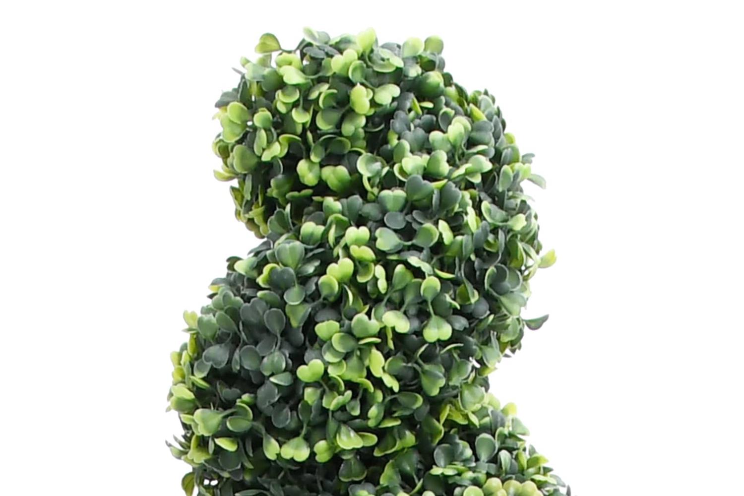 Artificial Boxwood Spiral Plant With Pot Green 100 Cm-2