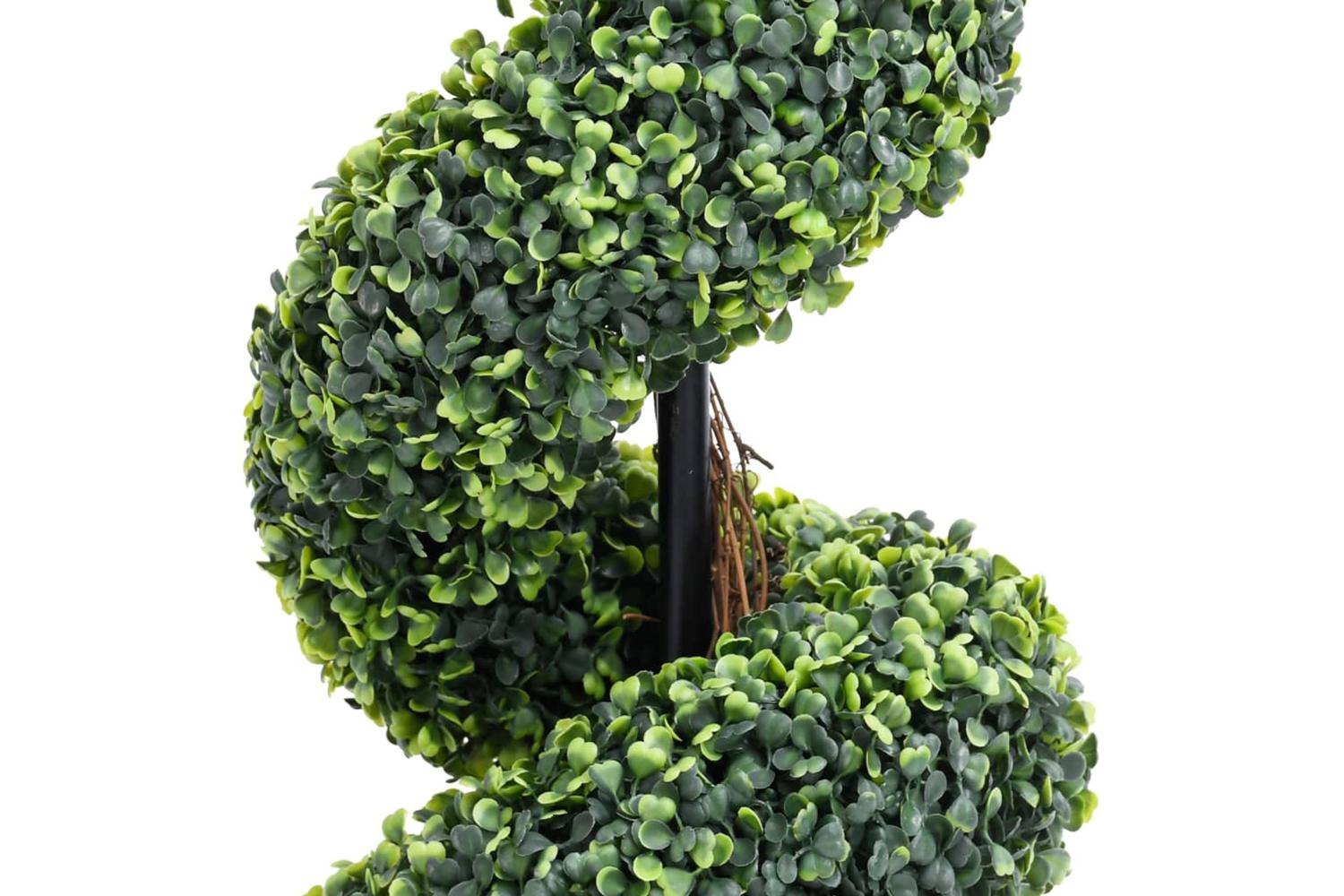 Artificial Boxwood Spiral Plant With Pot Green 100 Cm-3