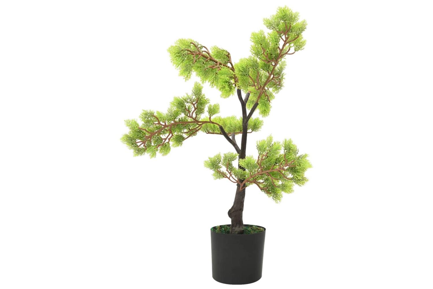 Artificial Cypress Bonsai With Pot 60 Cm Green-3