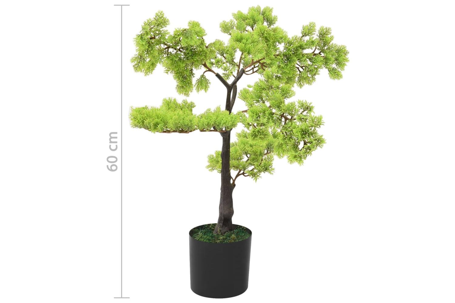Artificial Cypress Bonsai With Pot 60 Cm Green-7