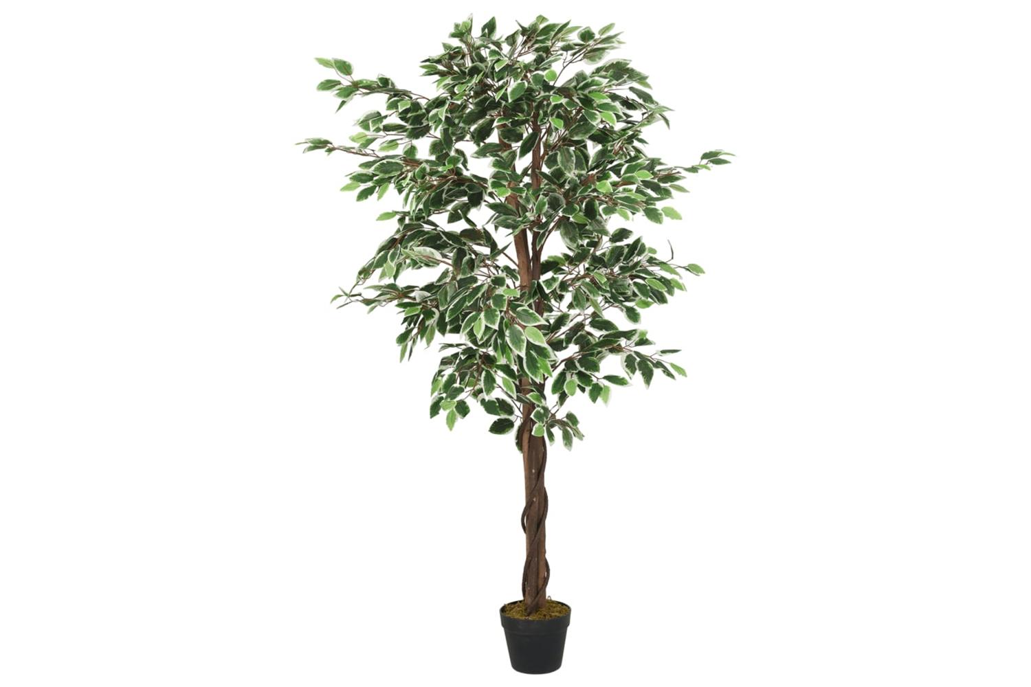 Artificial Ficus Tree 378 Leaves 80 Cm Green-2