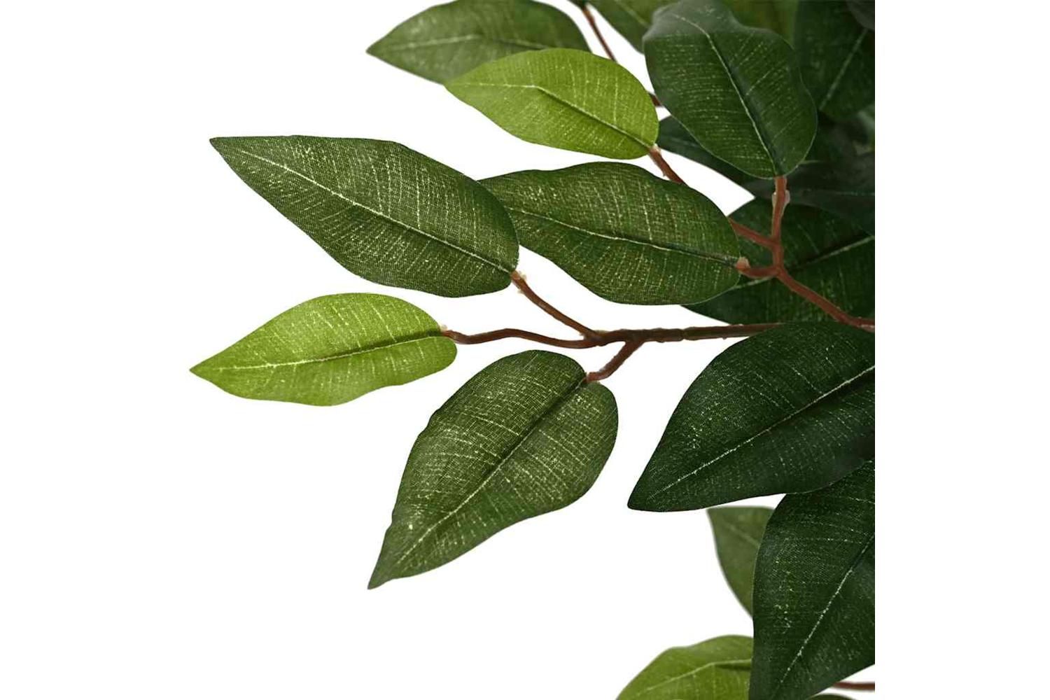 Artificial Ficus Tree 480 Leaves 130 Cm Green-4
