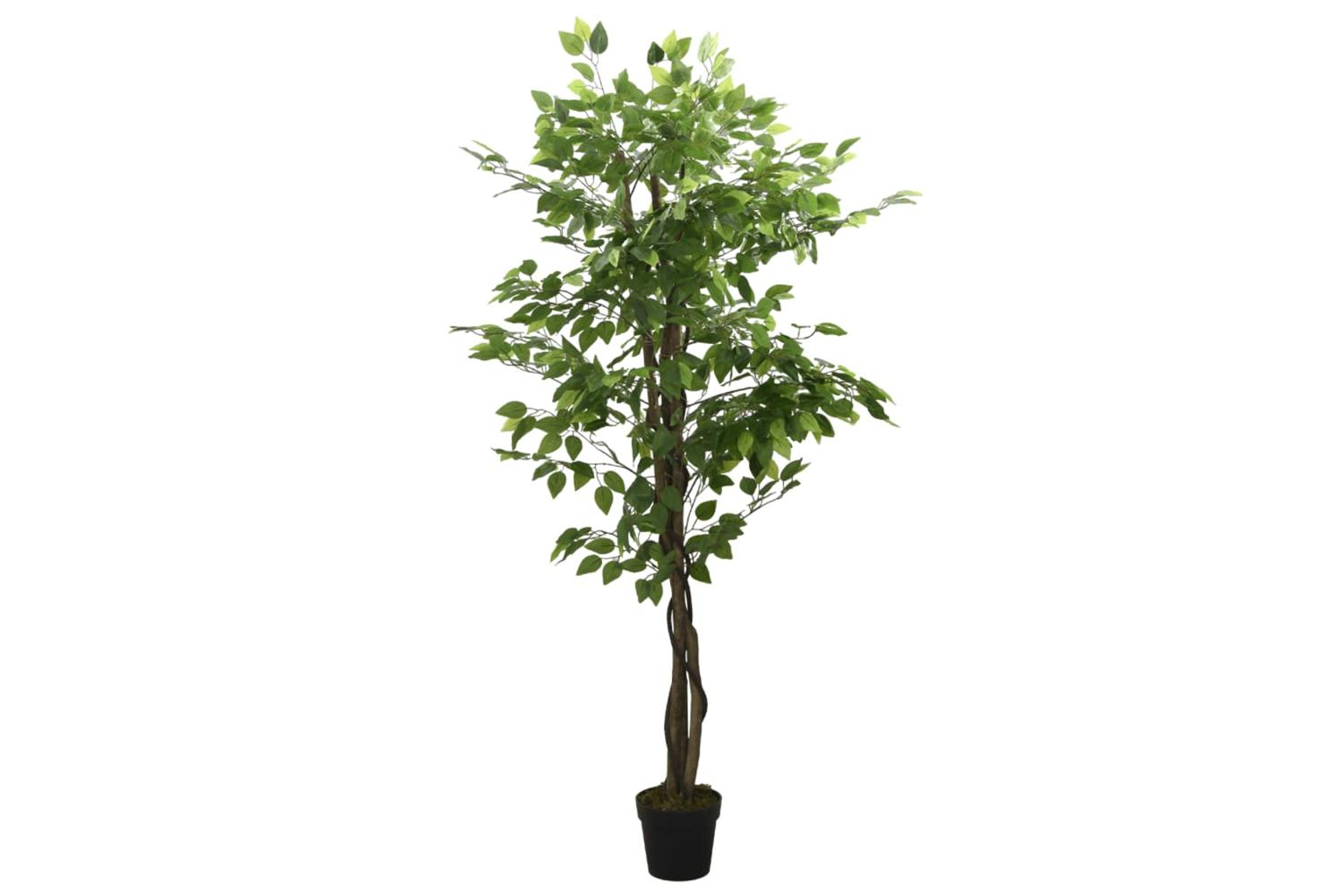 Artificial Ficus Tree 756 Leaves 150 Cm Green