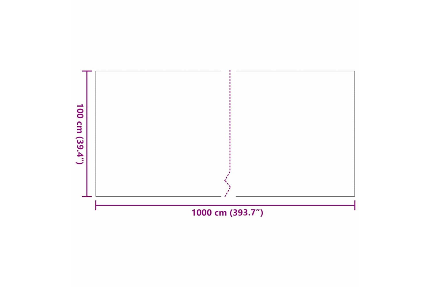 Artificial Grass Black 10 X 1 M Polypropylene-9
