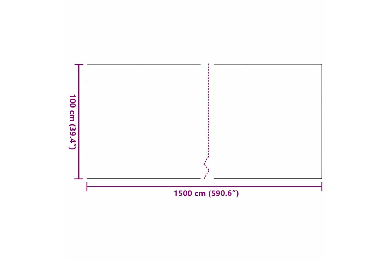 Artificial Grass Black 15 X 1 M Polypropylene-9
