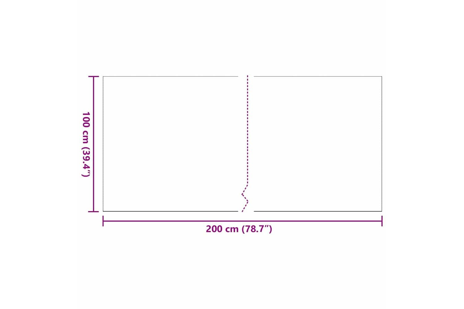Artificial Grass Black 2 X 1 M Polypropylene-9