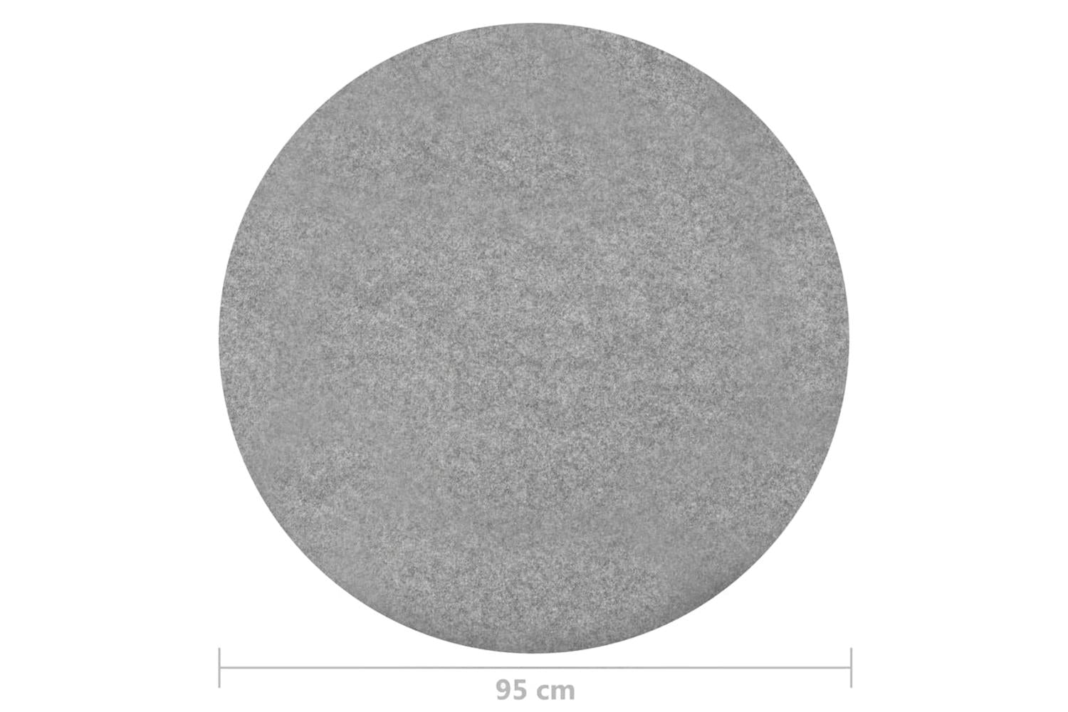 Artificial Grass With Studs Dia95 Cm Grey Round-7