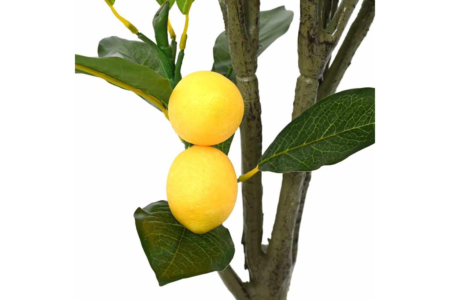 Artificial Lemon Tree 136 Leaves 120 Cm Green-2