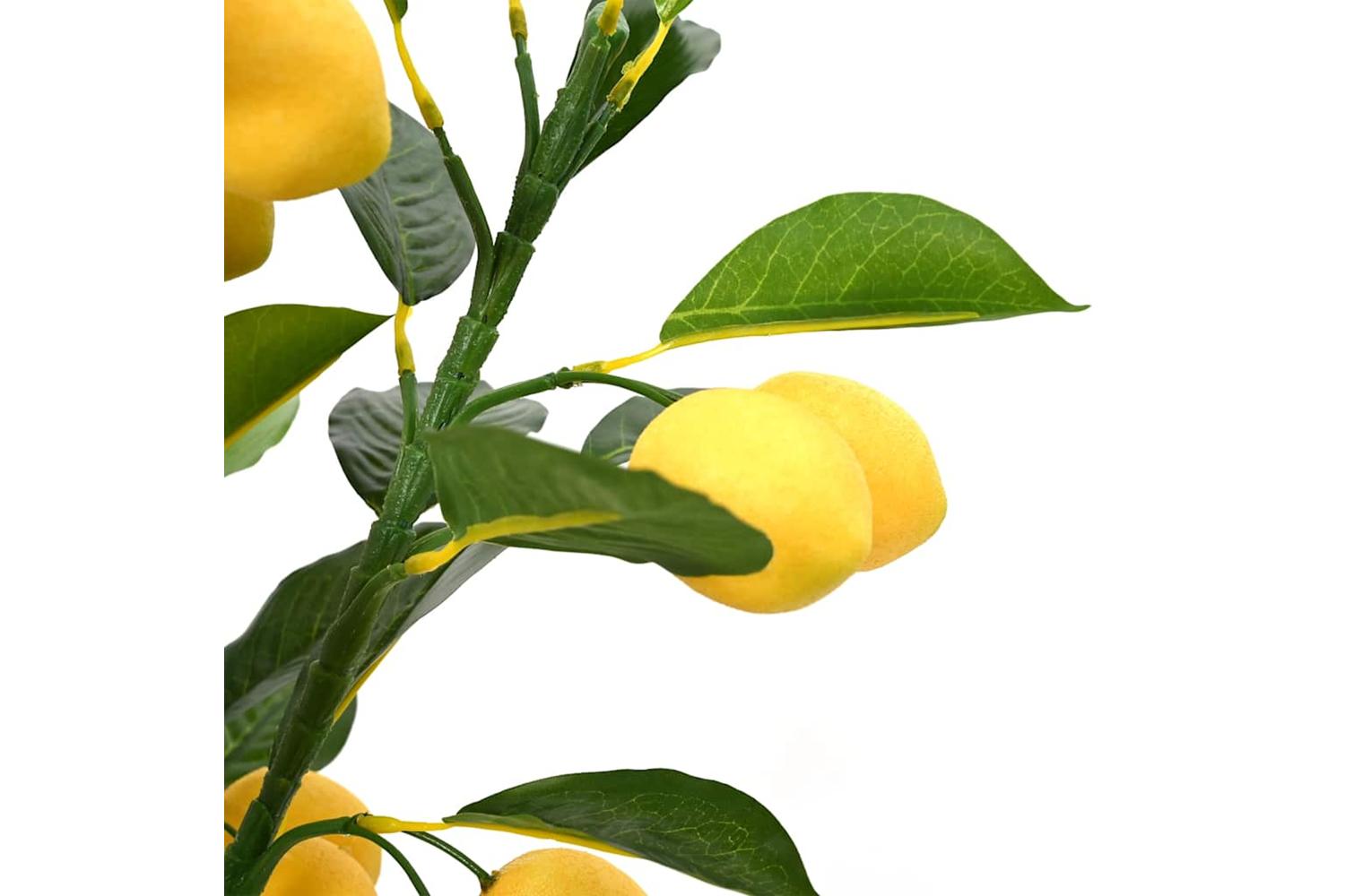 Artificial Lemon Tree 136 Leaves 120 Cm Green-4