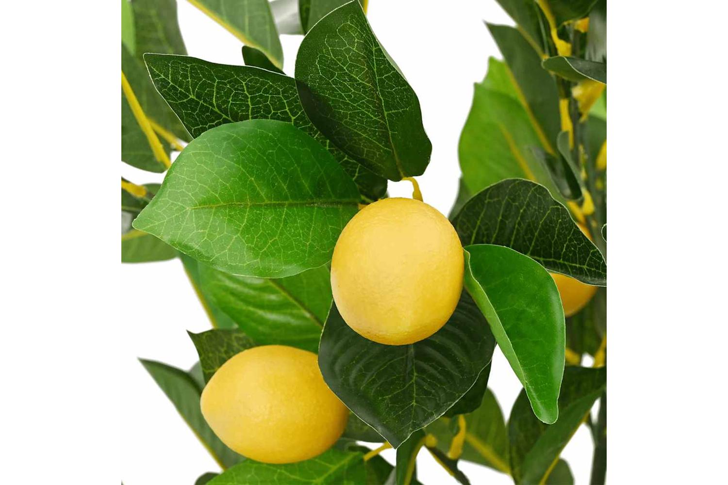 Artificial Lemon Tree 234 Leaves 90 Cm Green-3