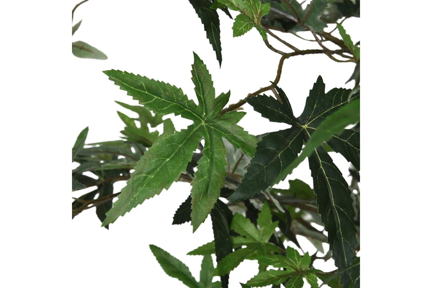 Artificial Maple Tree 224 Leaves 80 Cm Green-4