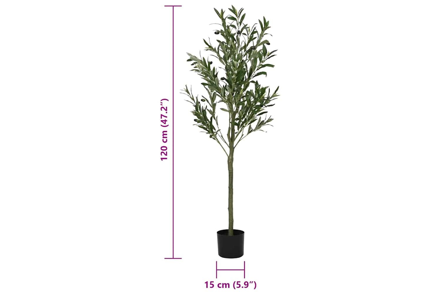 Artificial Olive Tree 450 Leaves 120 Cm Green-5