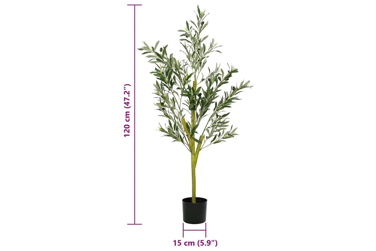 Artificial Olive Tree 450 Leaves 120 Cm Green-5