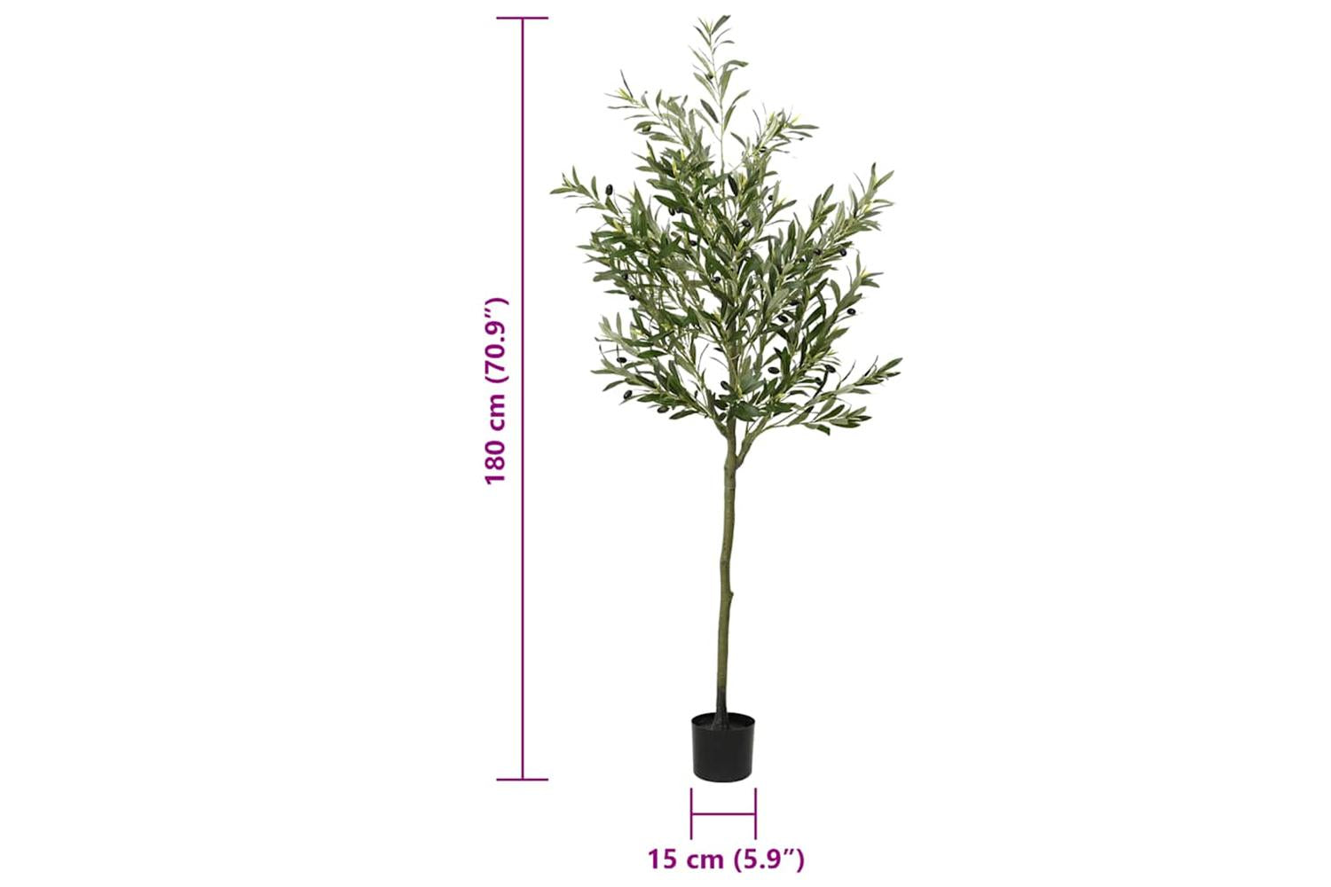 Artificial Olive Tree 700 Leaves 180 Cm Green-5