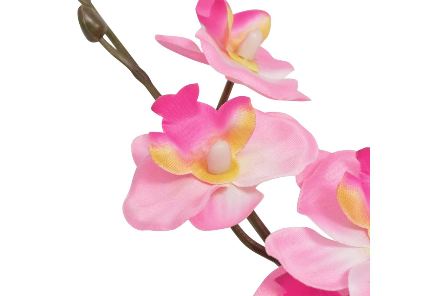 Artificial Orchid Plant With Pot 30 Cm Pink-2