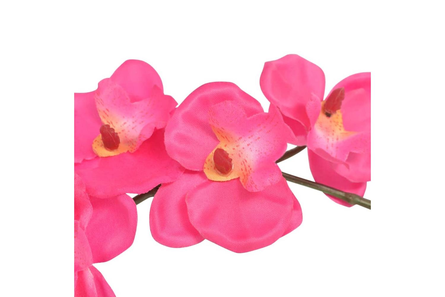 Artificial Orchid Plant With Pot 30 Cm Red-2