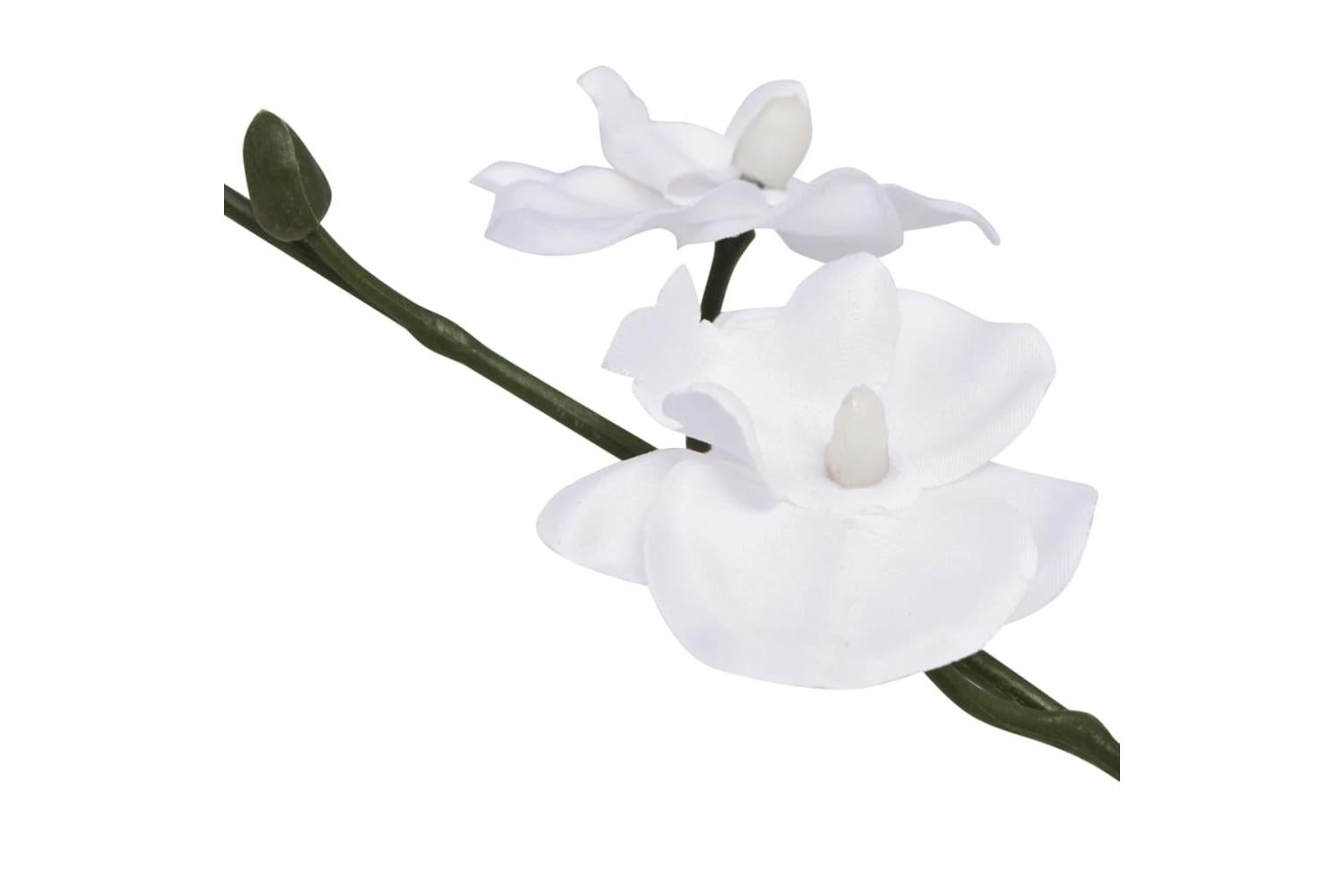Artificial Orchid Plant With Pot 30 Cm White-2