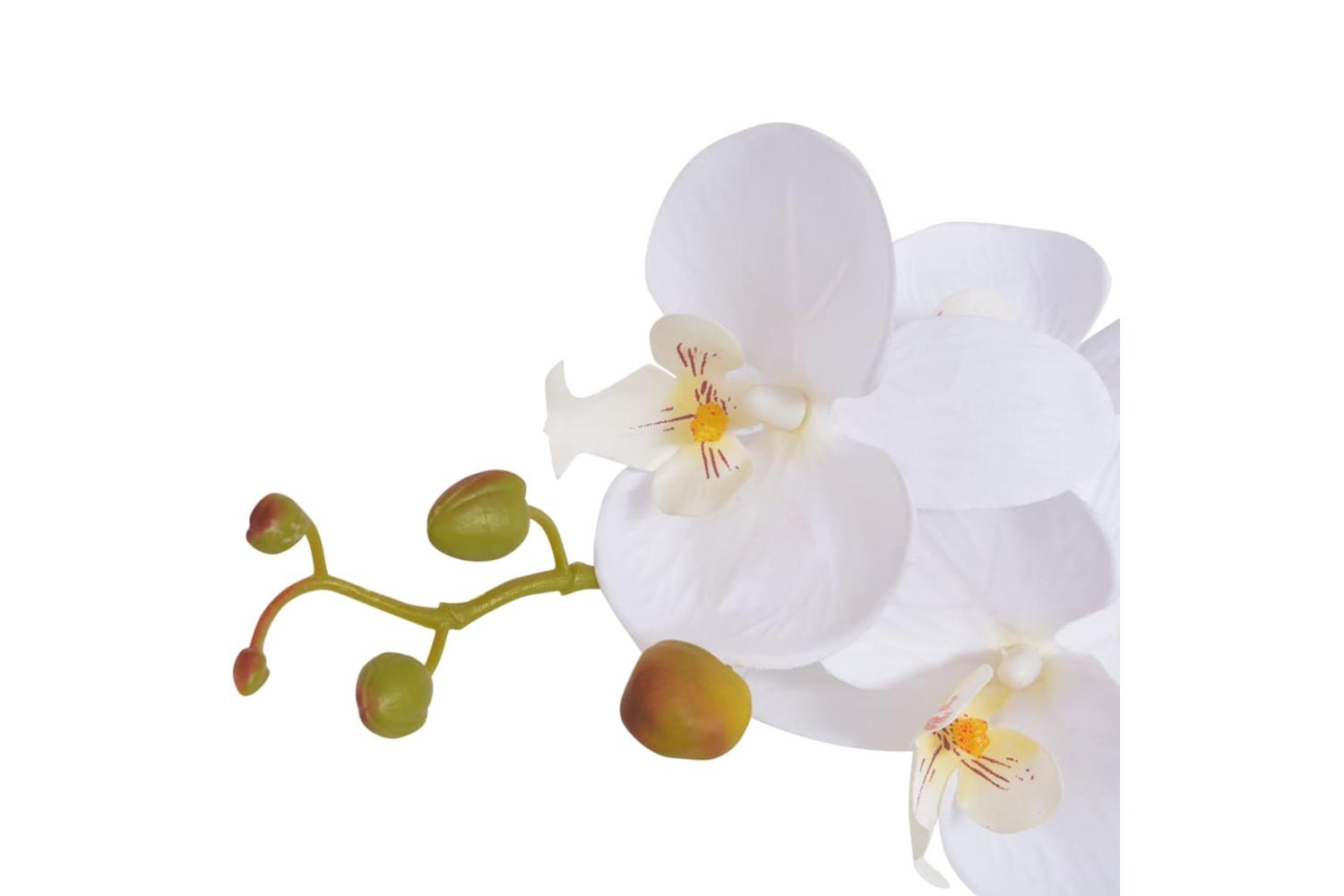 Artificial Orchid Plant With Pot 65 Cm White-2