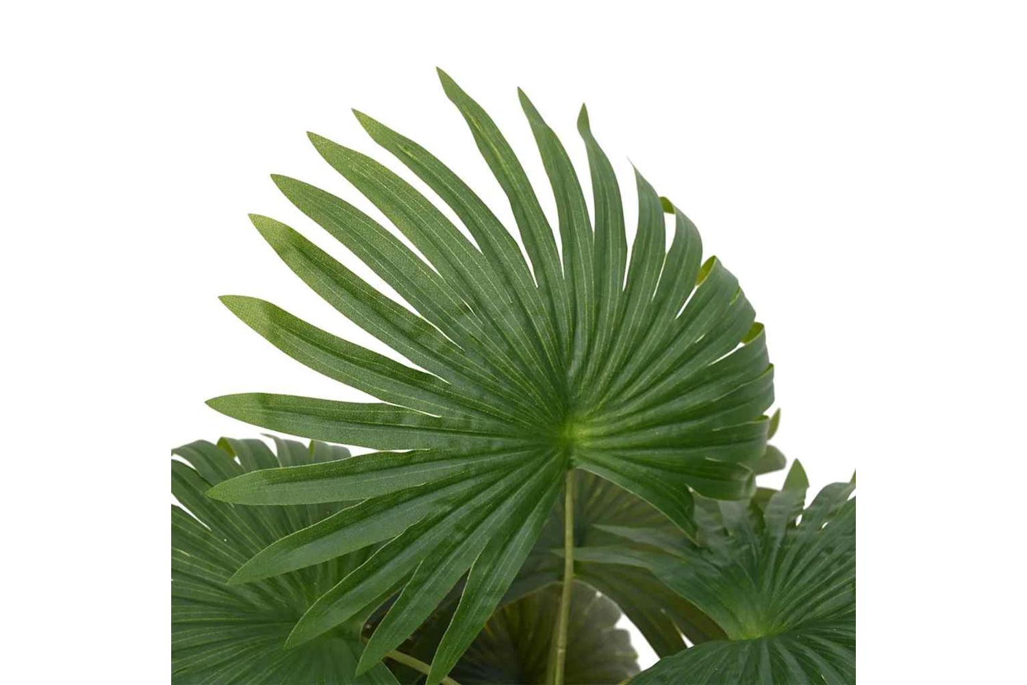 Artificial Palm Plant 9 Leaves 65 Cm Green-2