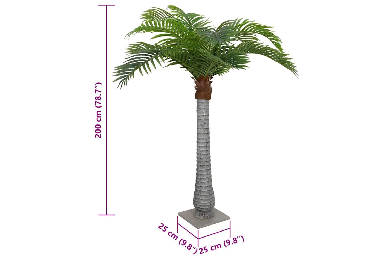 Artificial Palm Tree 15 Leaves 200 Cm Green-5