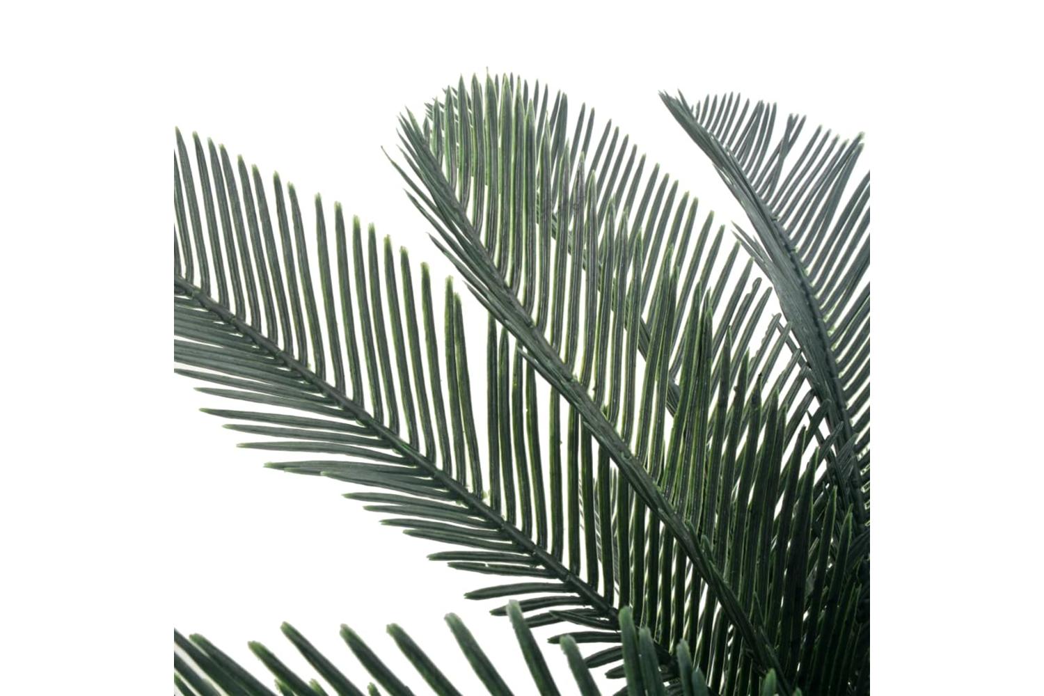 Artificial Plant Cycas Palm With Pot Green 125 Cm-2