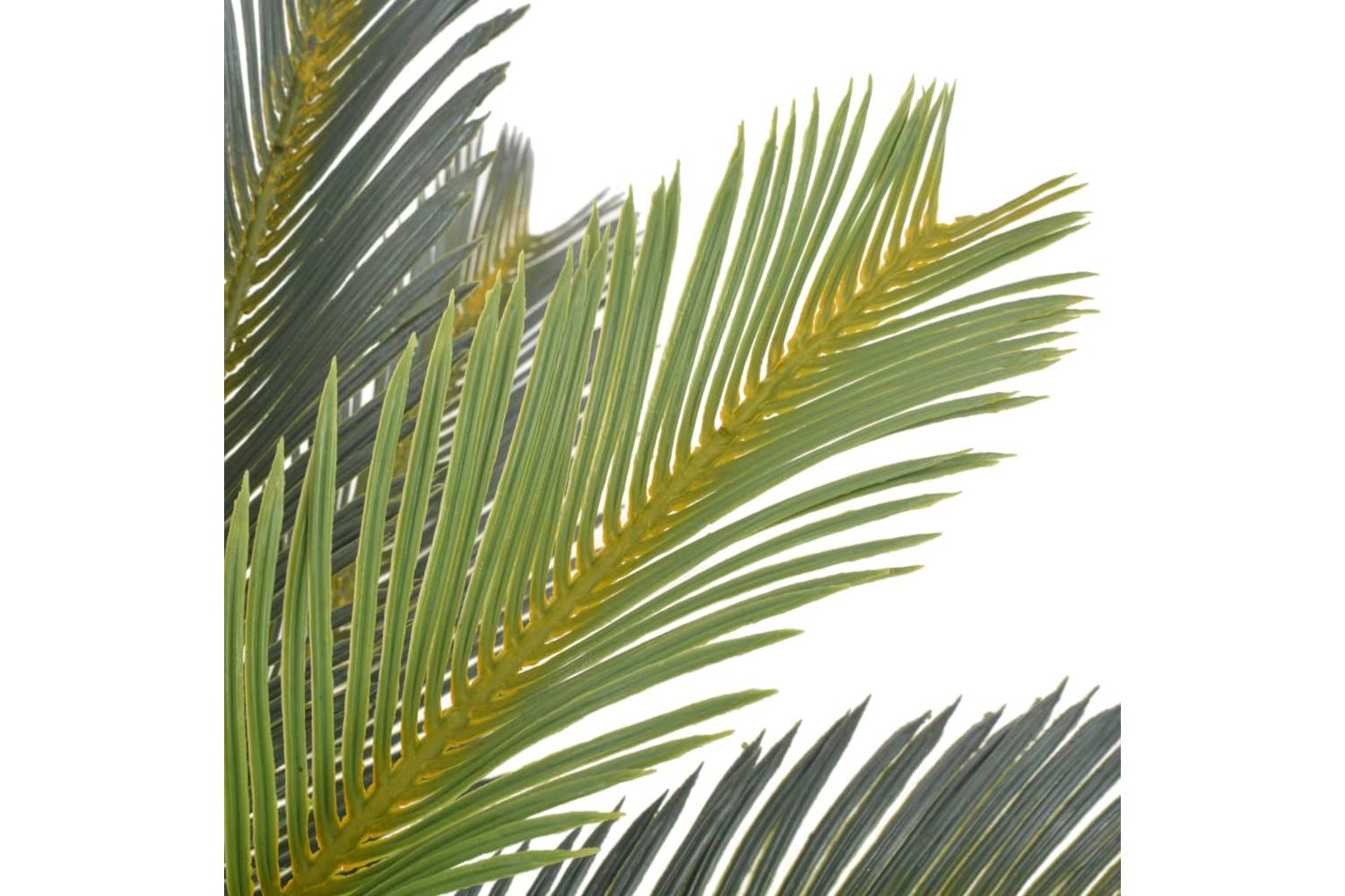 Artificial Plant Cycas Palm With Pot Green 90 Cm-2