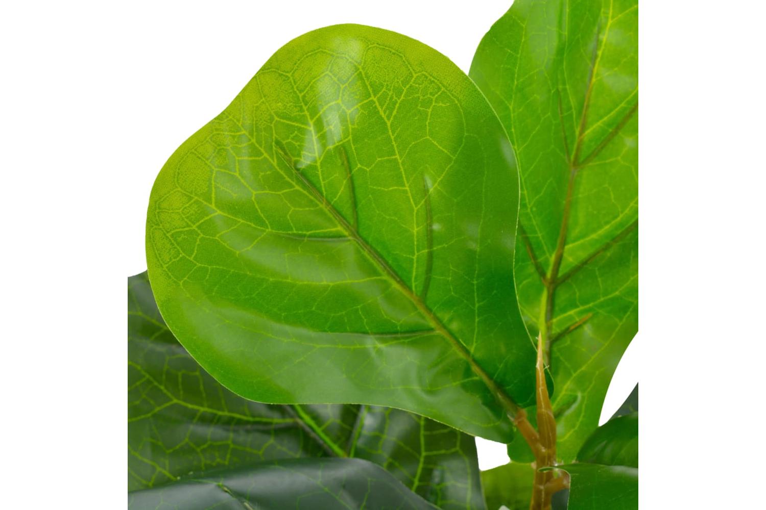 Artificial Plant Fiddle Leaves With Pot Green 45 Cm-2