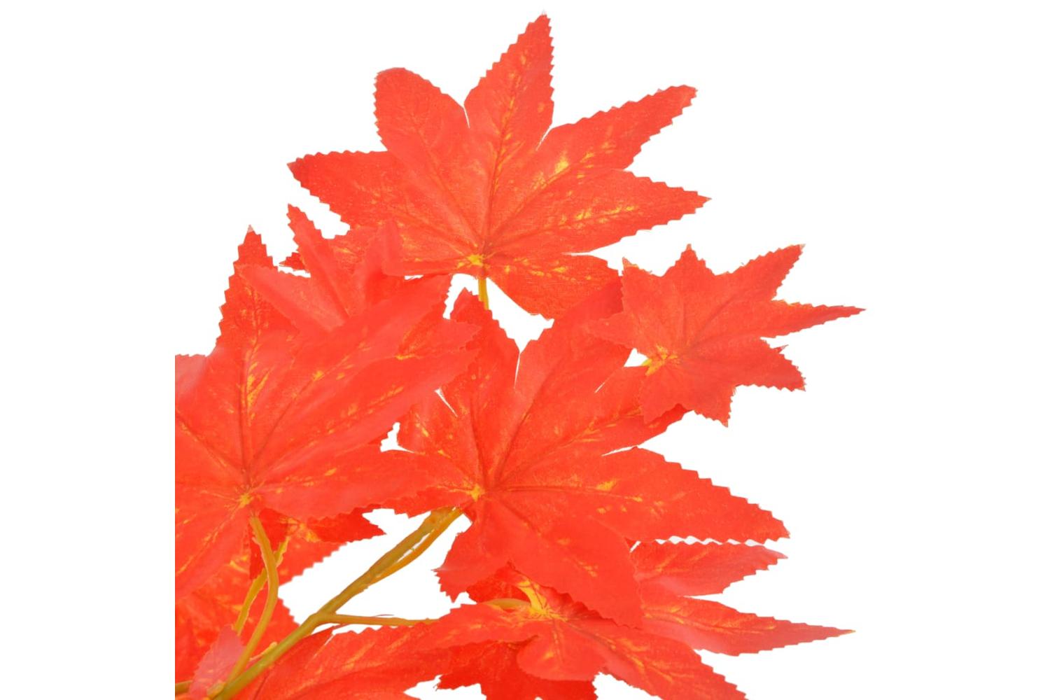 Artificial Plant Maple Tree With Pot Red 120 Cm-2