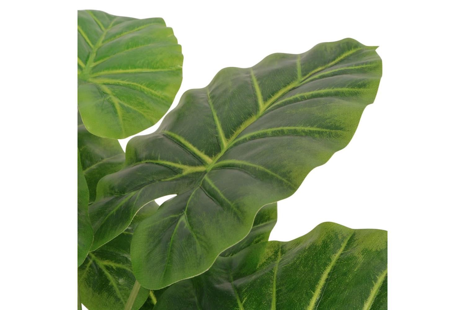 Artificial Taro Plant With Pot 45 Cm Green-2