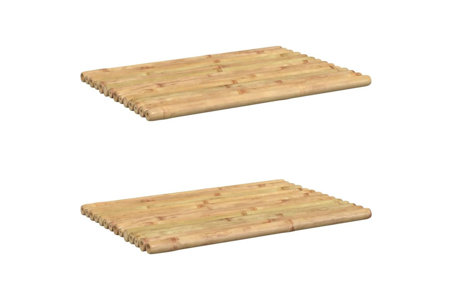 Bath Mats 2 Pcs 50x35 Cm Bamboo-2