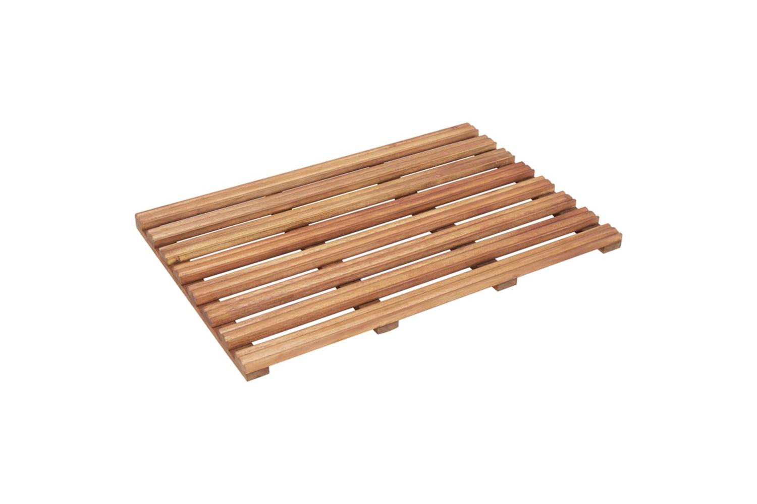 Bath Mats 2 Pcs Solid Acacia Wood 56x37 Cm-3