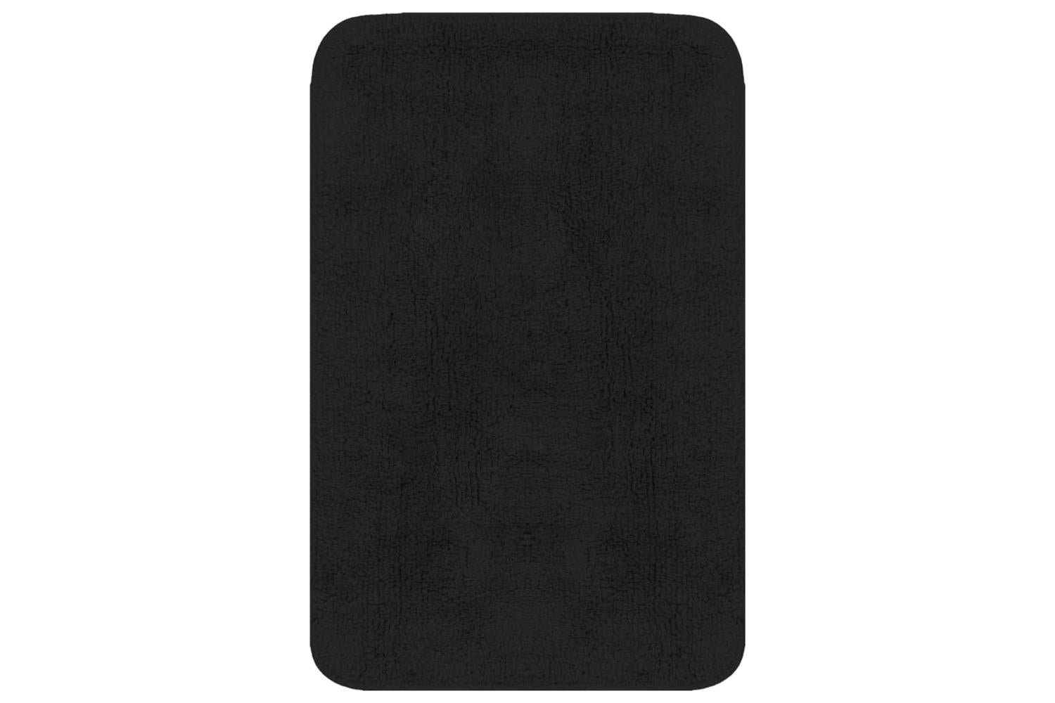 Bathroom Mat Set 3 Pieces Fabric Anthracite-2